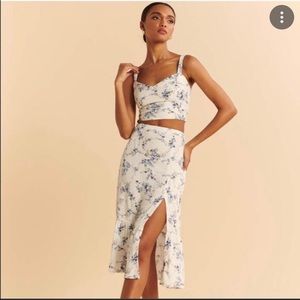NWOT Keepsake Tie Strap Floral Cami, Size Small